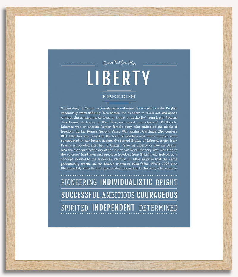 Liberty | Name Art Print