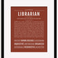 Librarian | Name Art Print