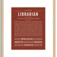 Librarian | Name Art Print