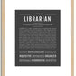 Librarian | Name Art Print
