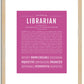 Librarian | Name Art Print