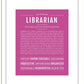 Librarian | Name Art Print