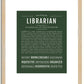 Librarian | Name Art Print