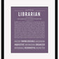 Librarian | Name Art Print