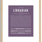 Librarian | Name Art Print