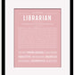 Librarian | Name Art Print