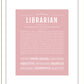 Librarian | Name Art Print