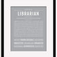 Librarian | Name Art Print