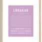 Librarian | Name Art Print