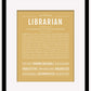 Librarian | Name Art Print