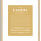 Librarian | Name Art Print