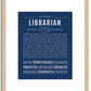Librarian | Name Art Print