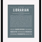 Librarian | Name Art Print