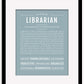 Librarian | Name Art Print