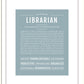 Librarian | Name Art Print