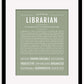 Librarian | Name Art Print