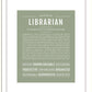 Librarian | Name Art Print