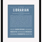 Librarian | Name Art Print