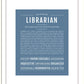 Librarian | Name Art Print