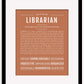 Librarian | Name Art Print