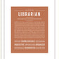 Librarian | Name Art Print