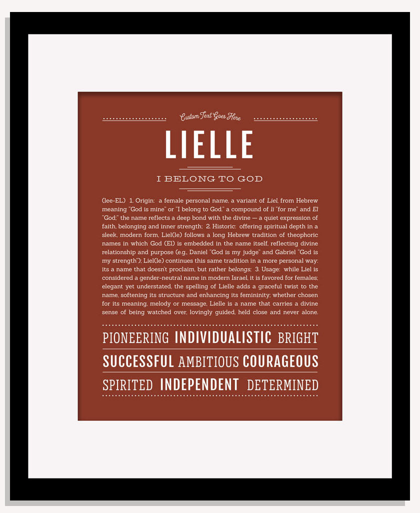 Lielle | Name Art Print