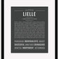 Lielle | Name Art Print