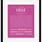 Lielle | Name Art Print