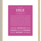 Lielle | Name Art Print