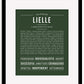 Lielle | Name Art Print