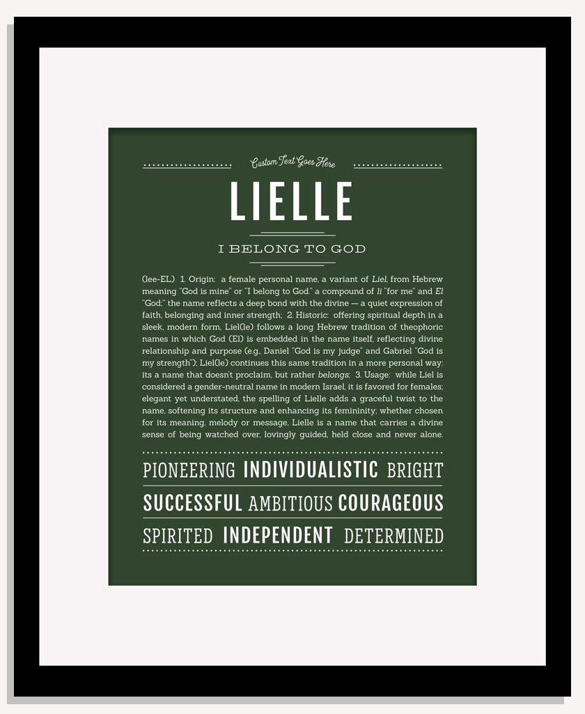 Lielle | Name Art Print