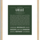 Lielle | Name Art Print