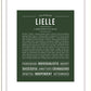 Lielle | Name Art Print