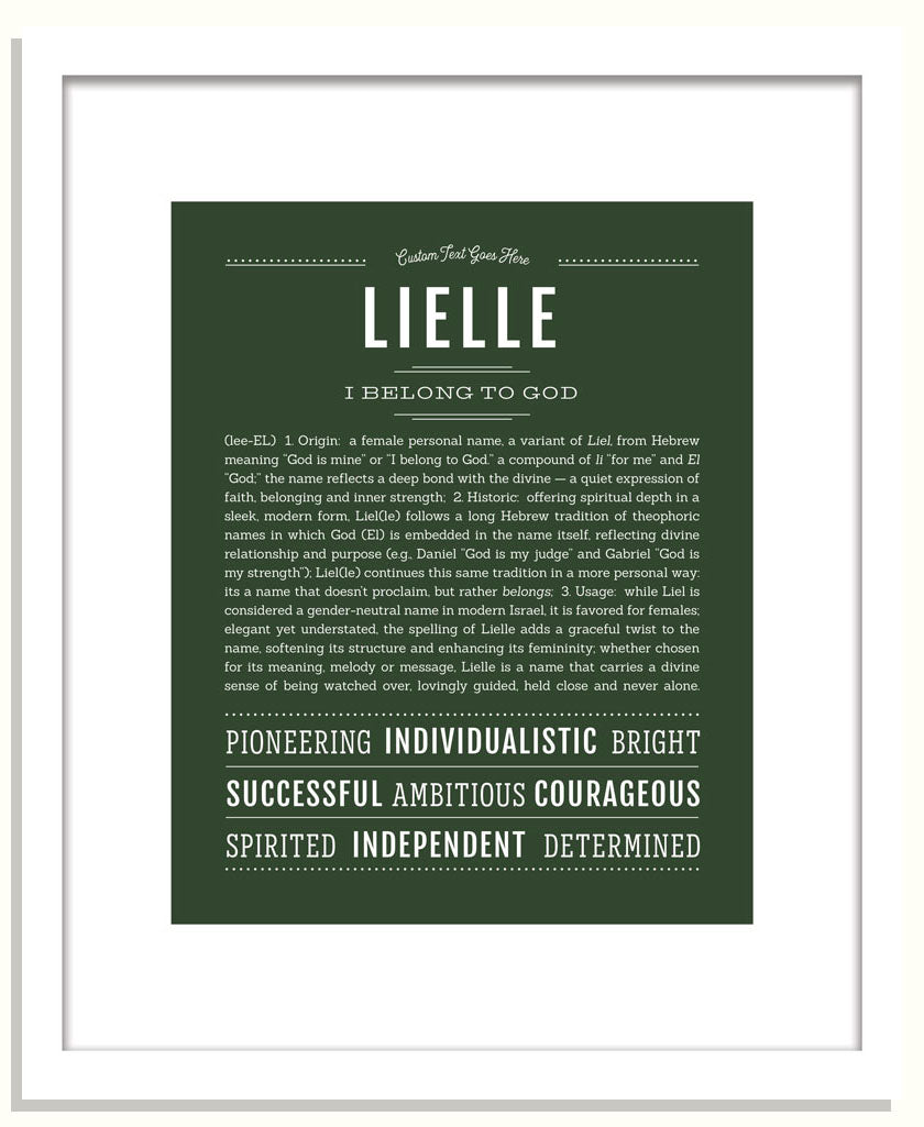 Lielle | Name Art Print