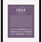 Lielle | Name Art Print