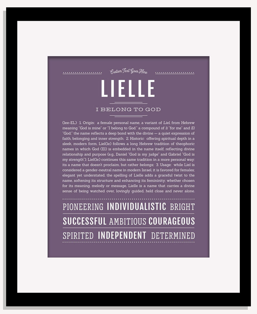 Lielle | Name Art Print