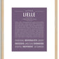 Lielle | Name Art Print
