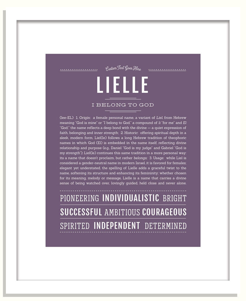 Lielle | Name Art Print