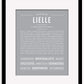 Lielle | Name Art Print