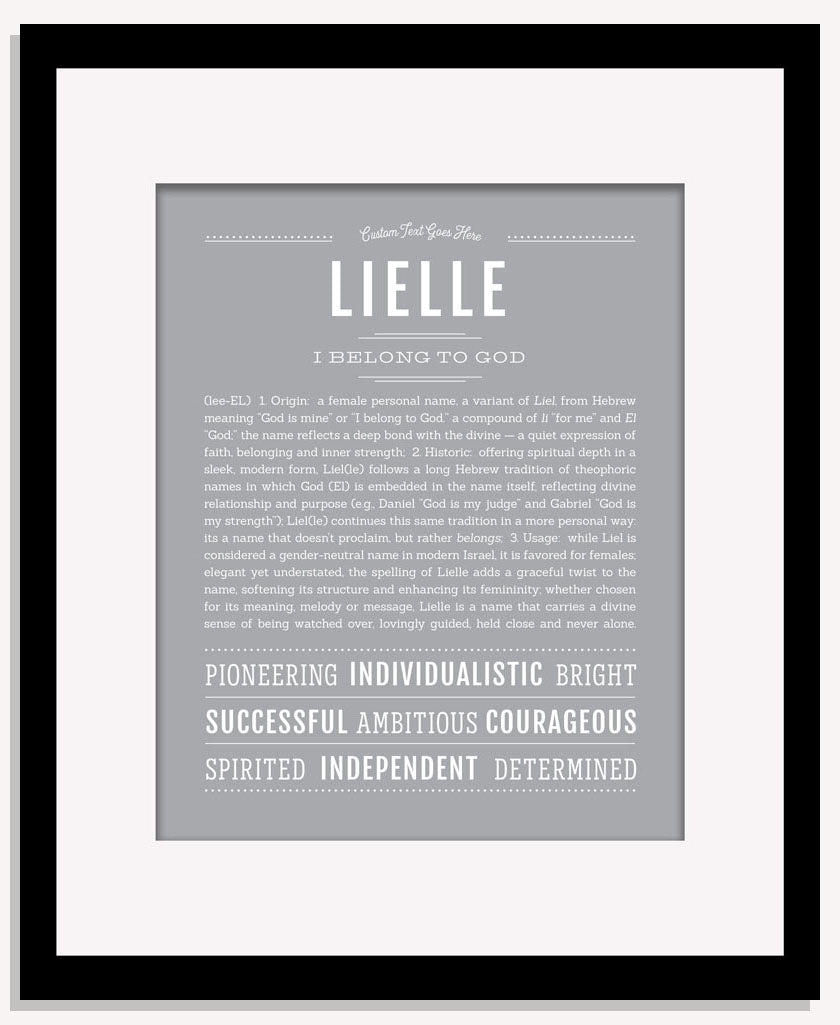 Lielle | Name Art Print