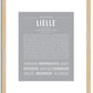 Lielle | Name Art Print