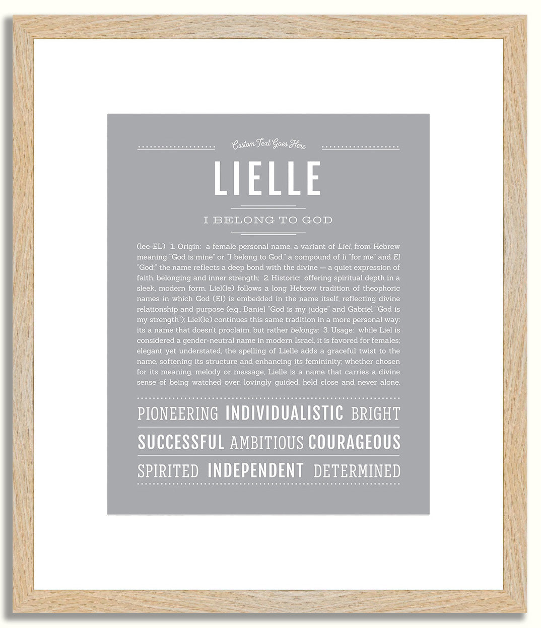 Lielle | Name Art Print