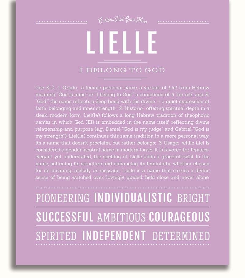 Frame Options | Lilac | White Frame, Matted
