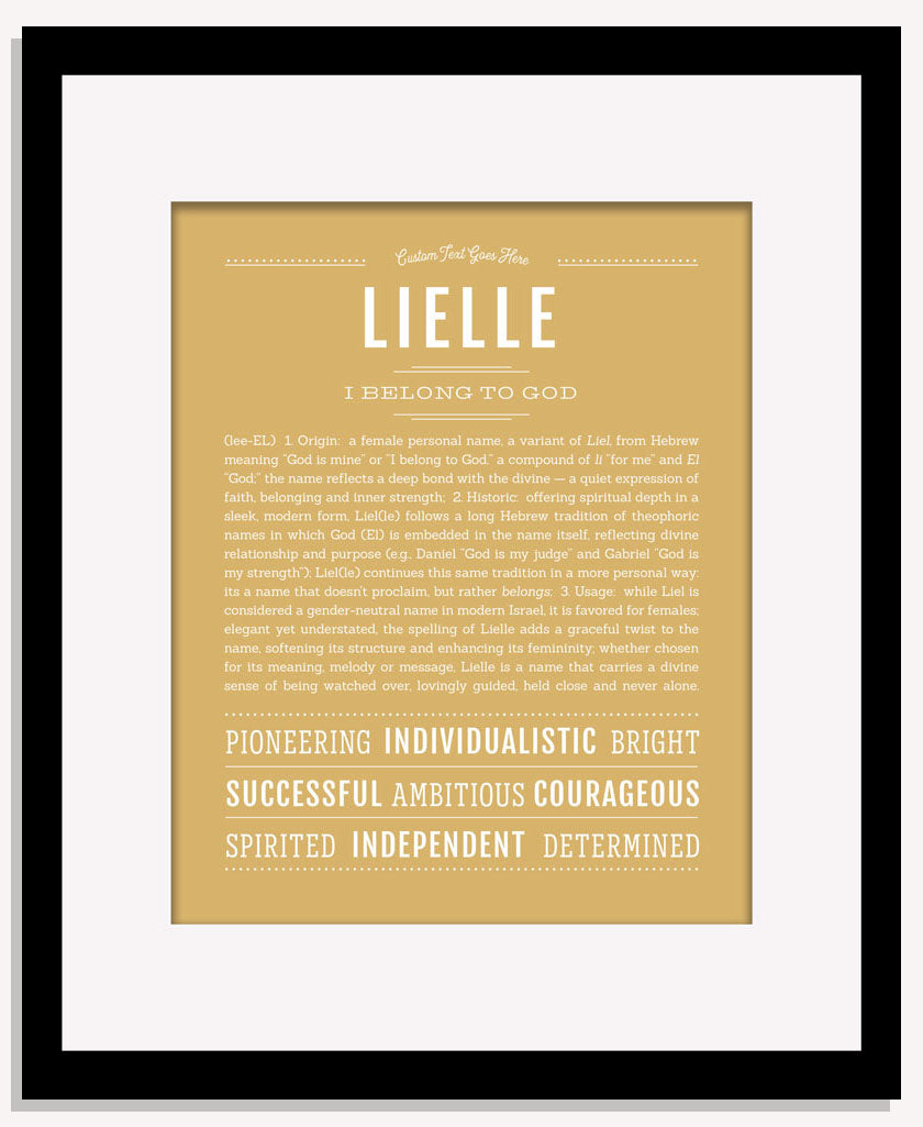 Lielle | Name Art Print