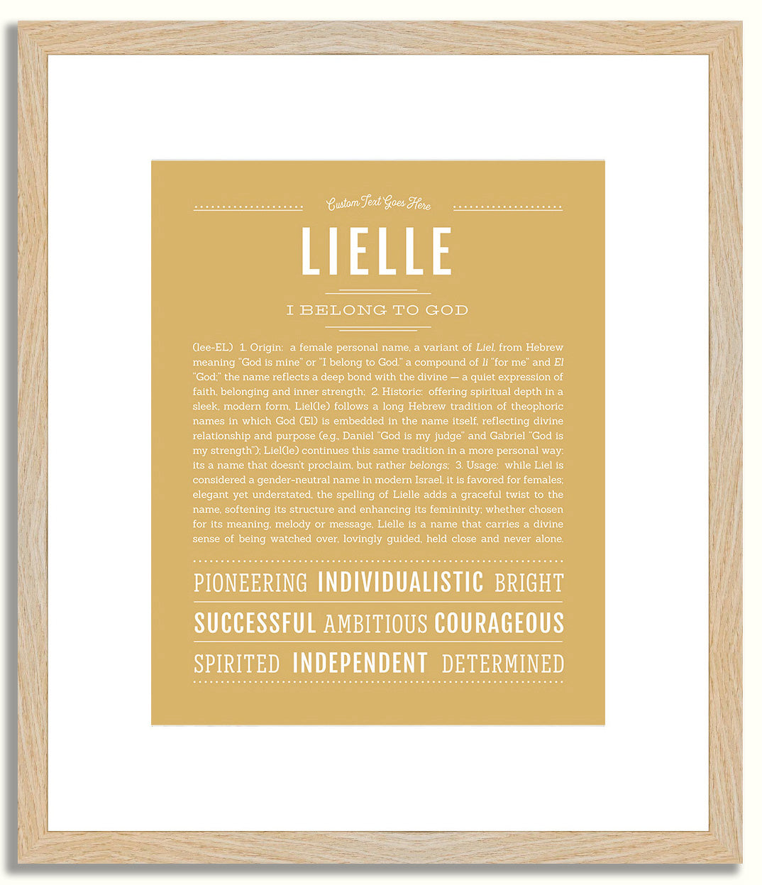 Lielle | Name Art Print