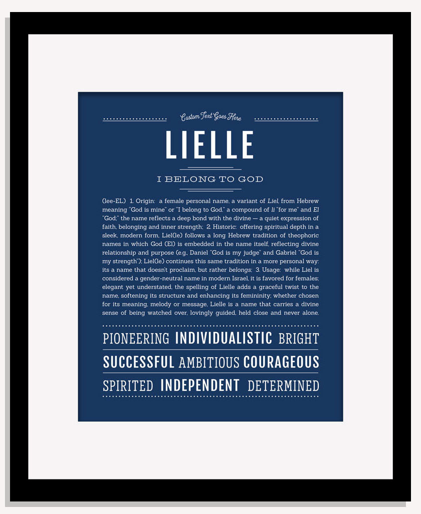 Lielle | Name Art Print