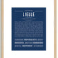 Lielle | Name Art Print