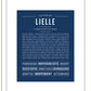 Lielle | Name Art Print