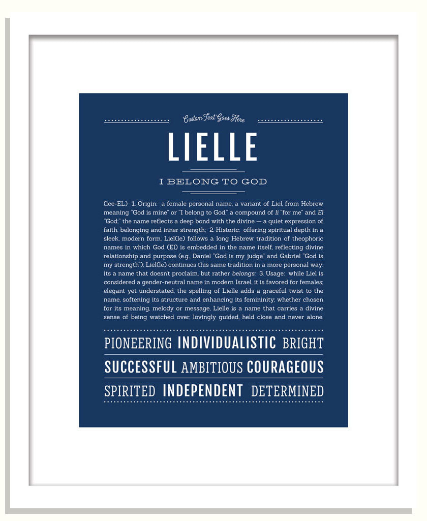 Lielle | Name Art Print