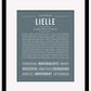Lielle | Name Art Print